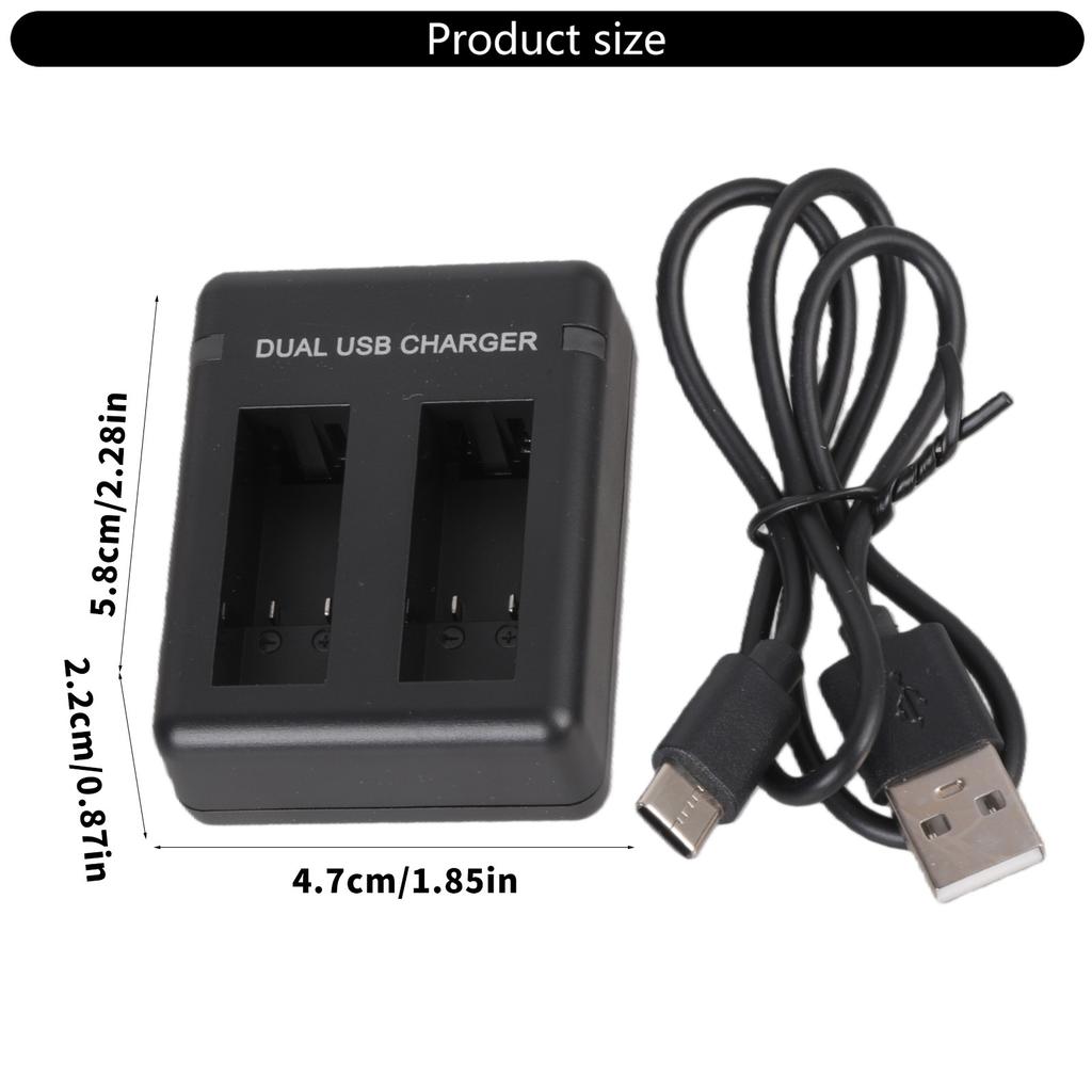 Intelligent Double Slot Battery Chargers Compatible for Batteries Offer Efficient Charging Process Extended Battery Lifes