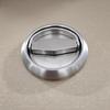 Stainless Steel Invisible Door Lock with Pull Ring, Single/Double-Sided Mounted Round Handle.