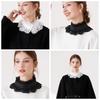 Standing Collar Detachable Lapel Collar Capelet Lace Neckline Fake Lace Collar  Apparel Supplies