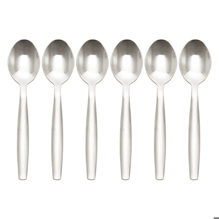 Lot De 6 Cuillères À Moka Inox Amefa