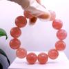 Rose Quartz Natural Red Carefully Guardian Stone for Love and Good Includes Beading Wire and Perfect for Christmas or New Gifts Quartz [TANAKA YA]