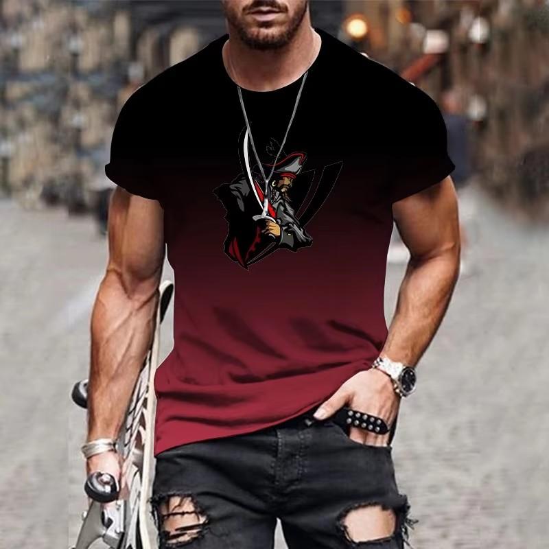 

Новая летняя 3D мужская градиентная футболка Harajuku Design стильная повседневная домашняя одежда с короткими рукавами свободные мужские футболки одежда 6XL