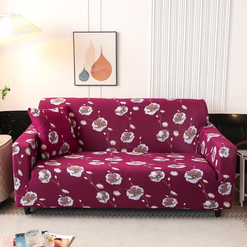 Elastic Universal Sofa Cover for Single, Double, or Three-Seat Sofas, All-Inclusive Cushion Protector.