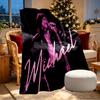 Coperta Stampata Michael Jackson - Morbida e Confortevole, per Camera da Letto, Viaggio, Divano, Decorazione Casa - Regalo di Compleanno Natale per Amico