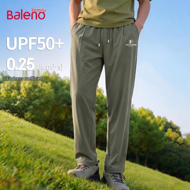 Baleno Men s Summer Loose Straight-Leg Casual Pants XL
