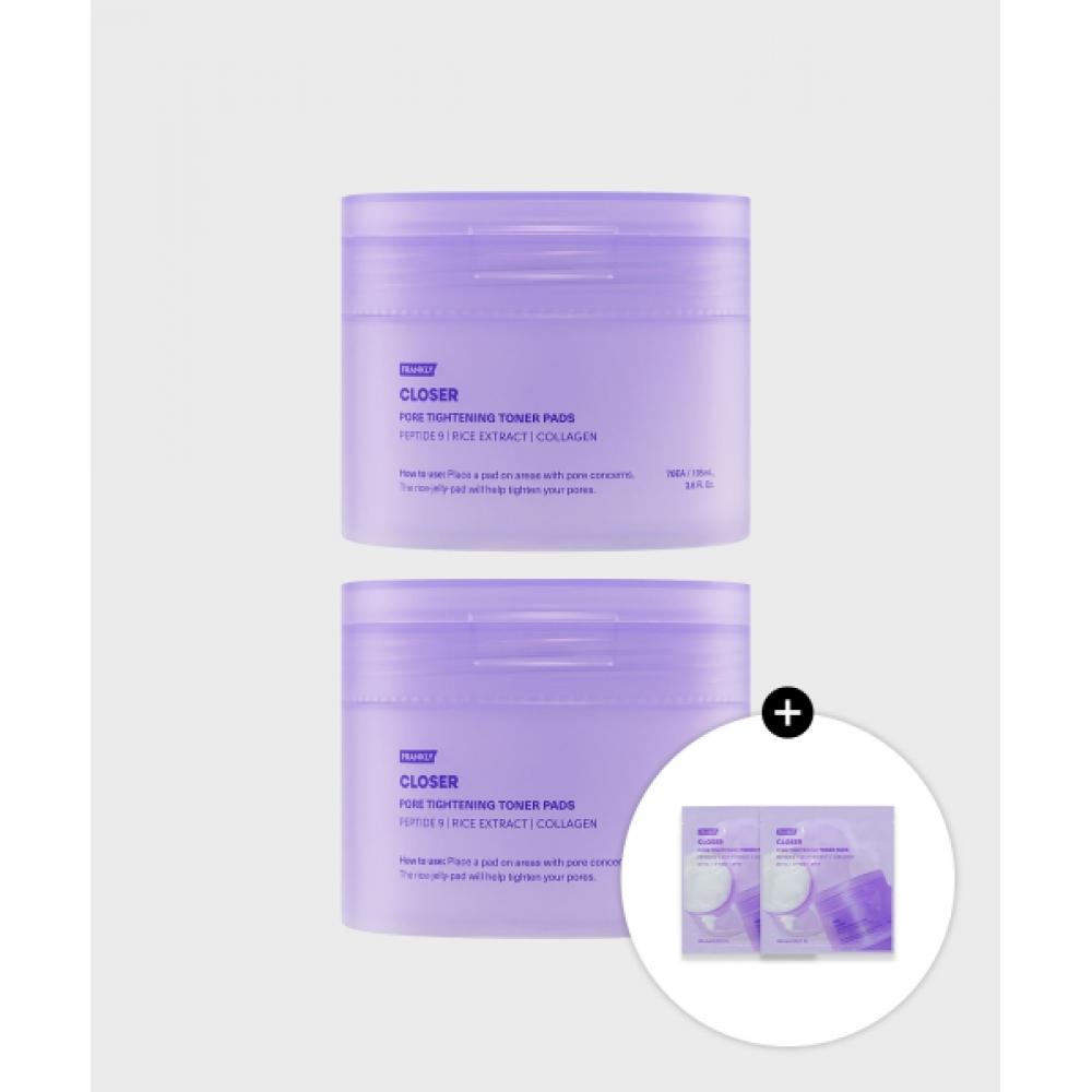 

Frankly [2pack] Closure Toner Pad 70 Sheets X 2 Sheets + 4 Free Pads NONE