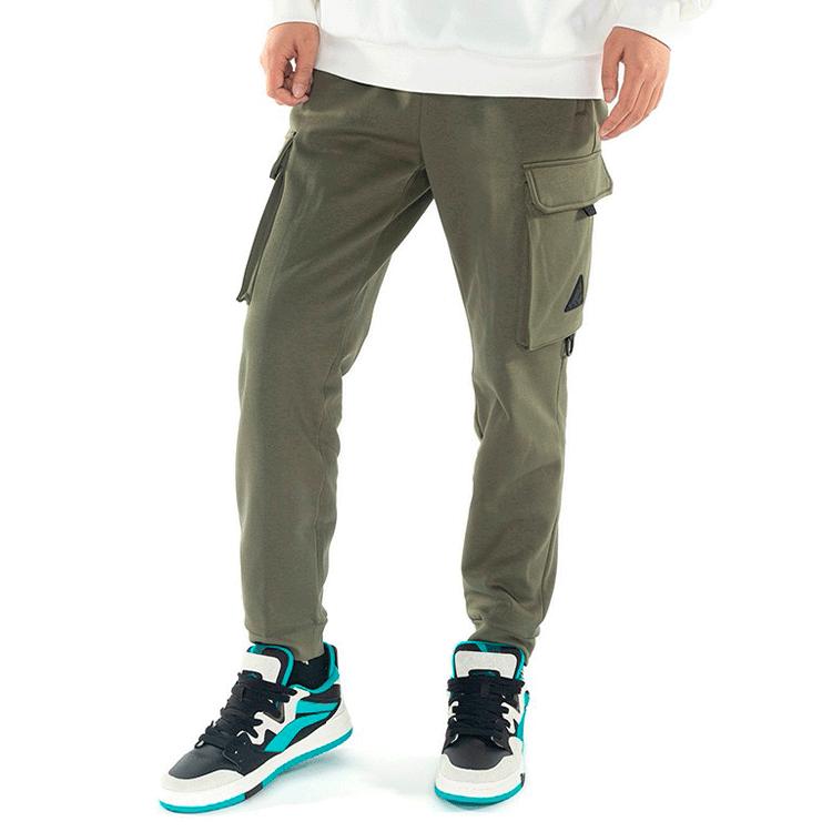Anta Side Pocket Knitted Cuffed Sweatpants Men Bottoms Green 152146302-1