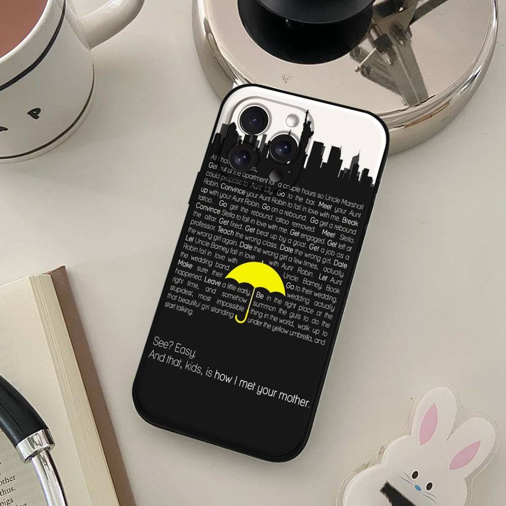 How I Met Your Mother Phone Case For IPhone 17 16 15 14 13 12 11 X XR XS Plus Pro Max Mini Soft Black Cover