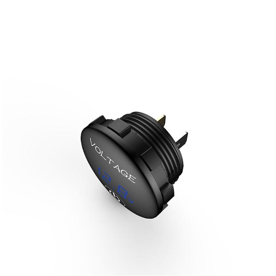 2Pcs Dc 12V-24V Led Panel Digital Voltage Volt Meter Display Voltmeter  Battery Capacity Meter Touch Switch Motorcycle Car