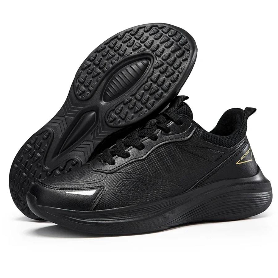 2025 new Sneaker Man Leather High-quality Casual Breathable Flat Non-slip Tennis Shoes Outdoor 2025 Trendy Walking Shoes for Men