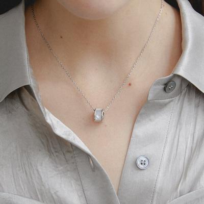 Prn290 Aurora Silver Necklace