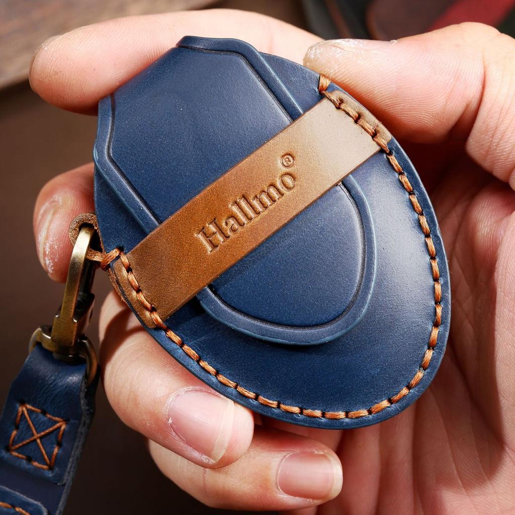 Car Key Fob For Xpeng Xiaopeng P5 P7 G9 G3I    4 Bottons Leather Car Key Case Cover Shell  Accessories