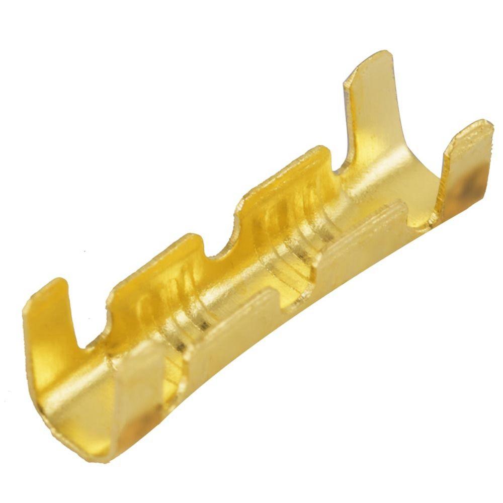 100 PCS Non-Insulated Crimp Terminals Brass Wire Connector U-Shaped Terminal  Electricity