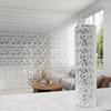 2.3mm Thick Metallic Self-Adhesive Wallpaper Waterproof Scratch-Resistant Vinyl Film Home Renovation, Living Room Bedroom Wall Decor