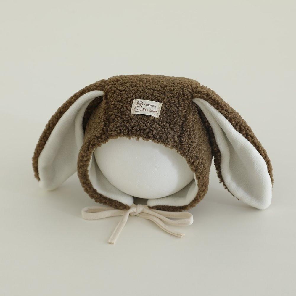 Cartoon Ear Protection Cap Thick Warm Plush Beanie Cap Unisex Baby Rabbit Hat Vacation
