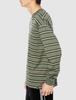 Alpha Industries TC1548 Men's A.GREEN Long Sleeve T-Shirt with Pocket, Size L