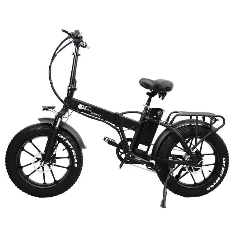 CMACEWHEEL GW20 48V18AH Lithium Battery Electric Bike Adult 20*4 Inch Fat Tire Mountain City Electric Bicycle