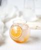 Round Spherical Glass Cup Ice Coffee Milk Tea Cold Drink Cup Transparent Microwavable Dessert Cup