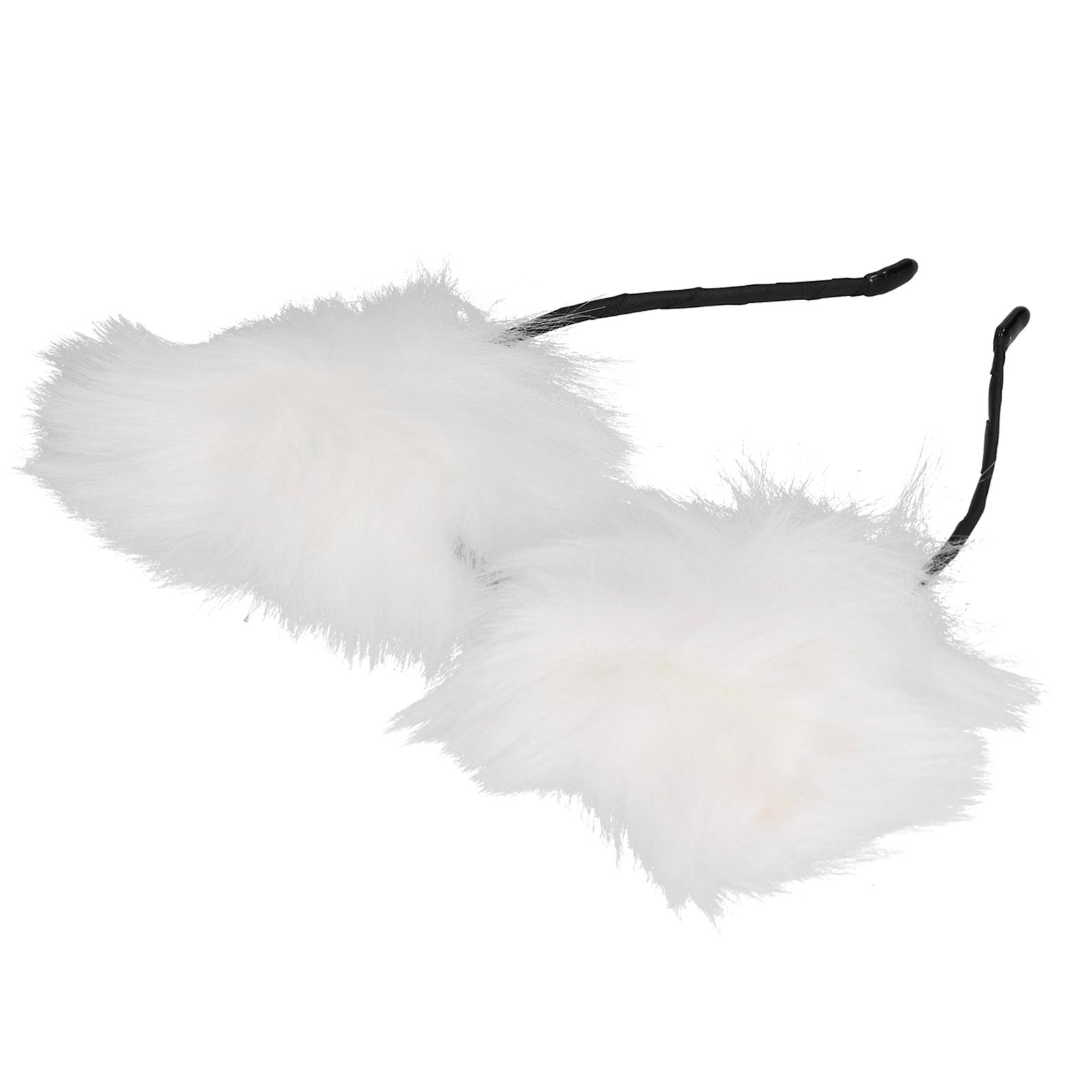 

Artificial Furry Cat Ears Headband Women Headwear Hairband for Party Cosplay Daily Life