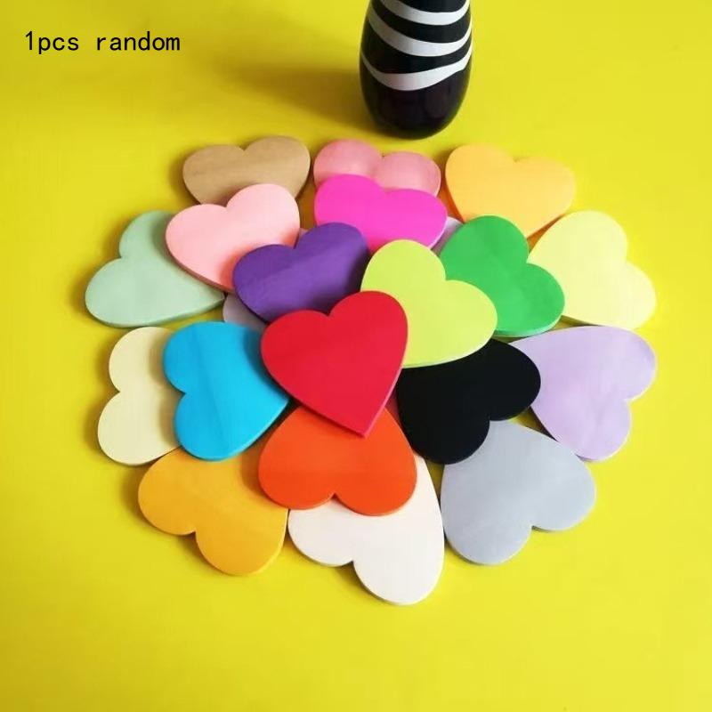 

Office Accessories Love Sticky Note Color Paper Message Pad Cartoon Paste N Times Sticker Mult Special Shaped Kawaii Stationery