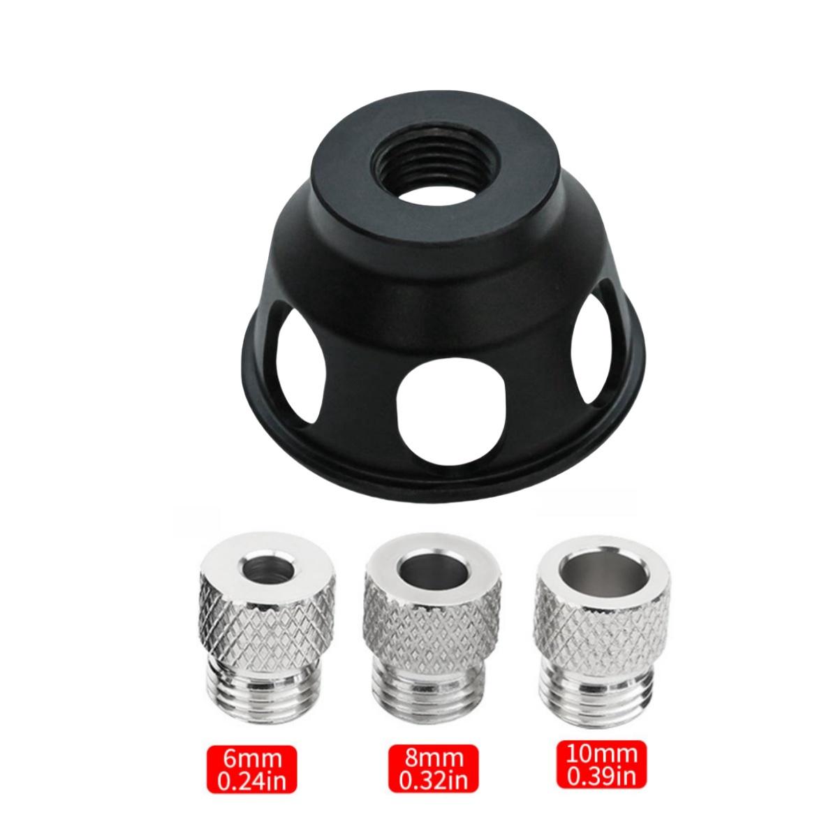 

Replaceable Vertical Drill Guide Doweling Jig Kit Drill Positioning Aluminum Alloy Pocket Hole Jig Straight Angle Guide Locator