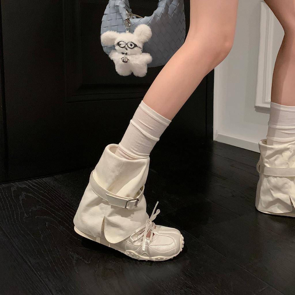 Uncle Wen Has the Same Romank~ Ballet Shoes, Women's Platform Soles, German Training Single Shoes, Mary Jane Shoes, Cool Boots, Stacked Short Boots