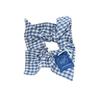 Retro style small fresh blue plaid square scarf hair band female cute bear ribbon bow fabric hair accessories