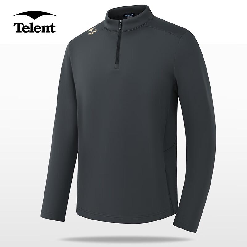 Tianluntian Men's Autumn/Winter Half-Zip Quick-Dry Breathable Sports Sweatshirt