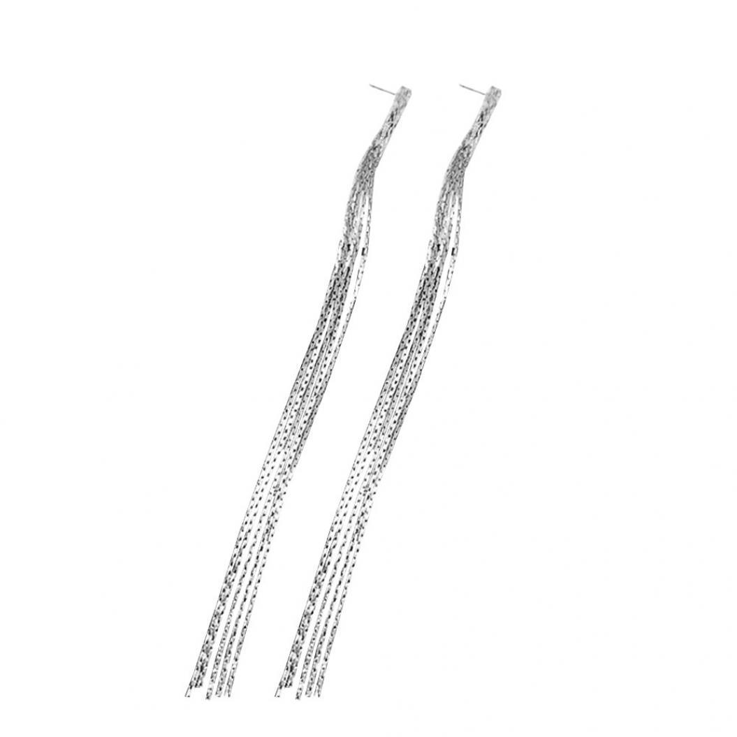 

Женские очень длинные серьги кисточки