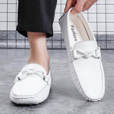 Mode 2025 Herrenschuhe Leder Mode Walking Slipper Bequeme Herren Fahr-Flats Klassischer Stil Herren Bohnenschuhe Mokassins Männerschuhe