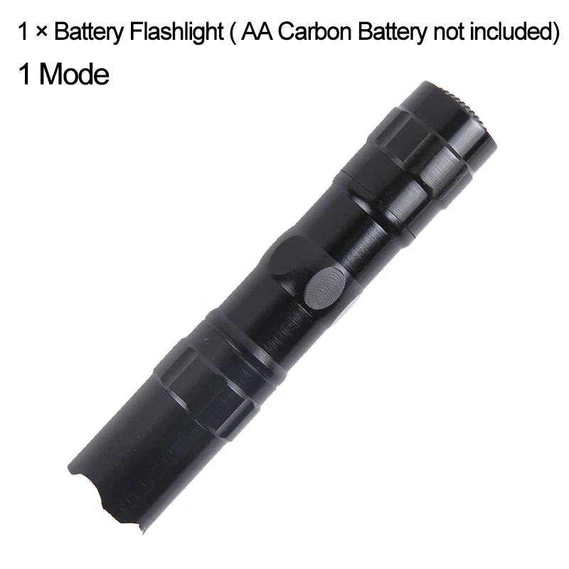 Portable Mini LED Flashlight 3 Modes USB Rechargeable Zoom Torch Strong Light Outdoor Camping COB Lamp Waterproof Flashlights