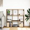 Room Divider Bookshelf Artisan Oak 102x29x103.5 Cm