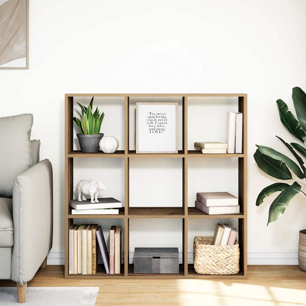 Room Divider Bookshelf Artisan Oak 102x29x103.5 Cm