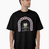 Kitten Deadlift Working On My Meowscles Barbell Cat Bodybuilding Kitten Deadlifter Oversized Tshirt