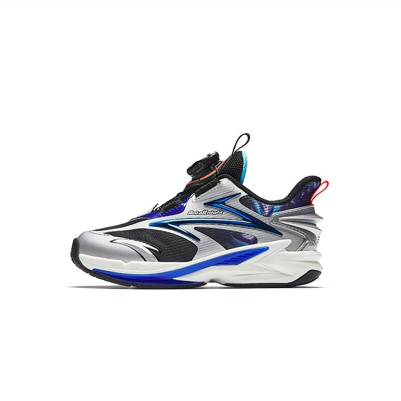 Anta Kids Fly Knight 9.0 Trendy Body Measurement Test Non-Slip Wear-Resistant Breathable Low-Top Running Shoes Kids Running Shoes Silver 312519965-1