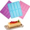 1PC 8 Hohlraum Kuchenform Rechteckige Schokolade Silikonform Seifenform Backform Eiswürfelform DIY Küchenwerkzeuge Dekorationsform