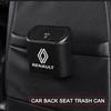 1Pcs Car Interior Storage Case Trash Bin for Renault Megane 2 3 4 Twingo Clio Talisman Captur Trafic Scenic 2 Duster Logan Kwid T444