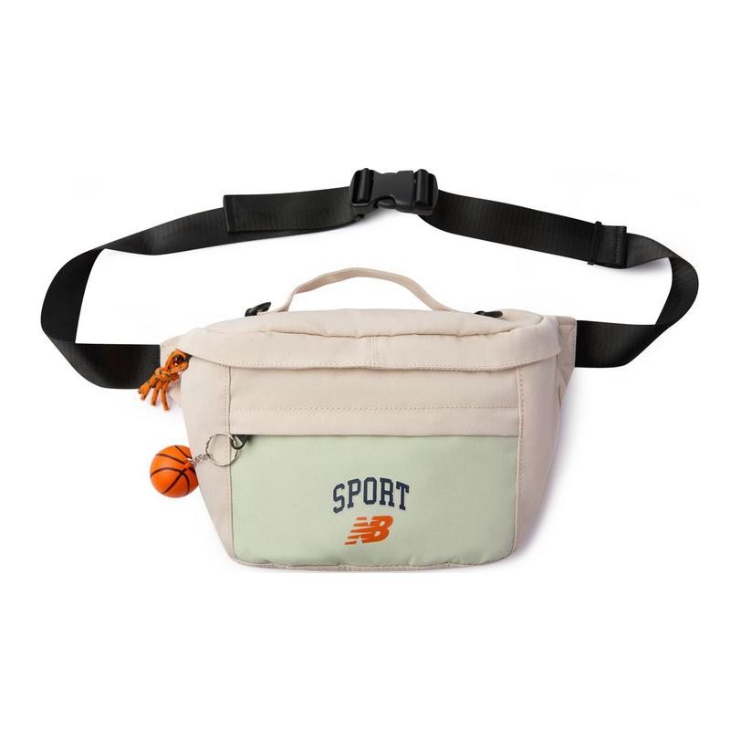 New New Balance Fabric Fanny Pack Unisex Beige Yellow ND8PF2E013-BEI