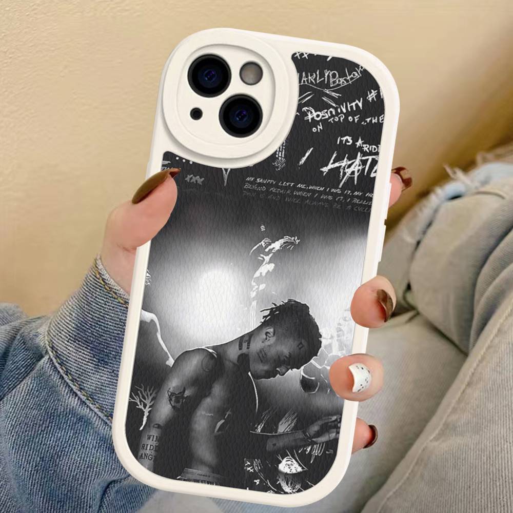 

Rapper X-XXXTentacionS Phone Cover For IPhone 11 12 13 14 15 16 Pro Max Mini Plus Soft Leather Case 12 pro max