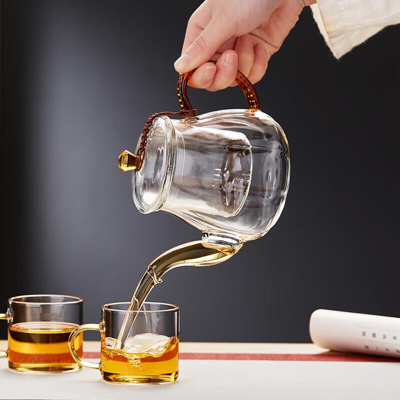 Lvchangming Thickened Heat-Resistant Glass Teapot