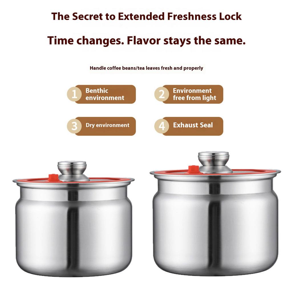 Stainless Steel Containers Large Capacity Airtight Locking Lids Rustproof Designs for Bulk Food Storage Solution
