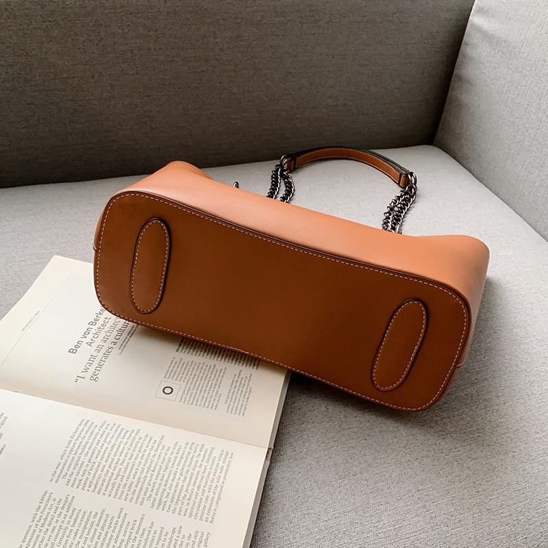 Luxus Design PU Leder Schultertaschen für Damen Kette Große Kapazität Handtaschen Reise Handtasche Damen Große Tote Bags Qualität