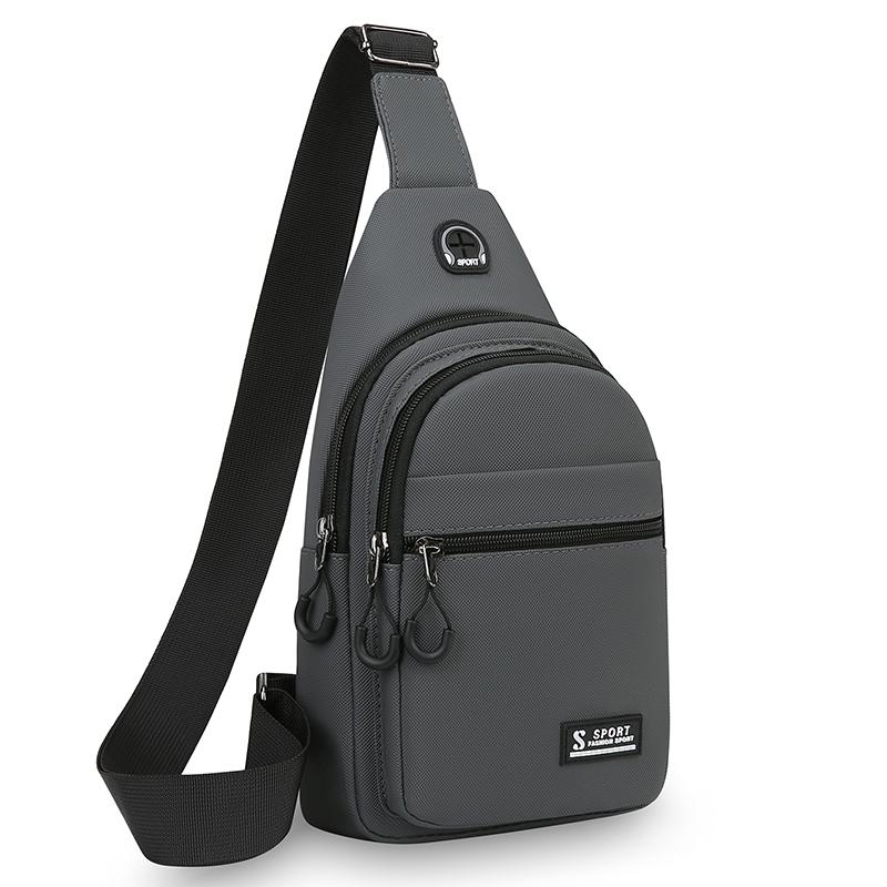 Outdoor Sports Chest Bag Multi-Functional Crossbody Bag Men's Large Capacity Shoulder Bag