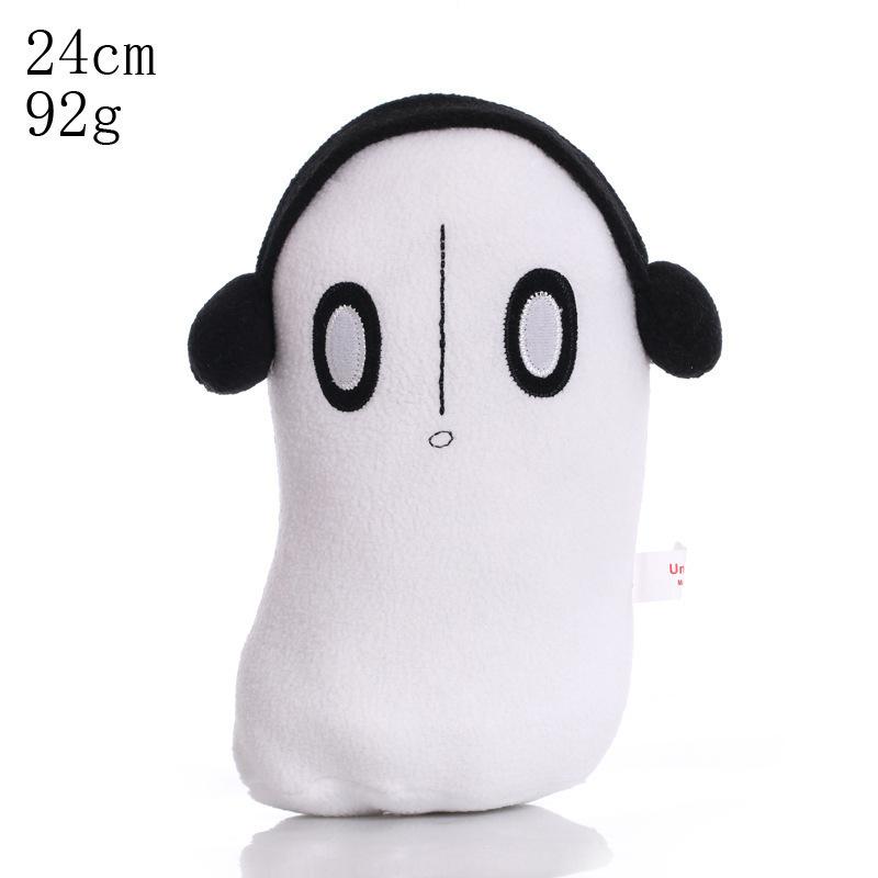 Undertale Plüschtiere Cartoon Sans Plüschpuppen Frisk Chara Stofftiere Weiche Zombie-Spielzeuge für Kinder Weihnachts-Geburtstagsgeschenk white