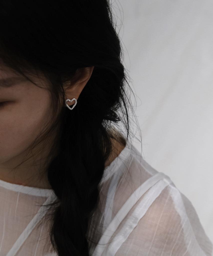 Poetryhaus Ripple Heart Earrings