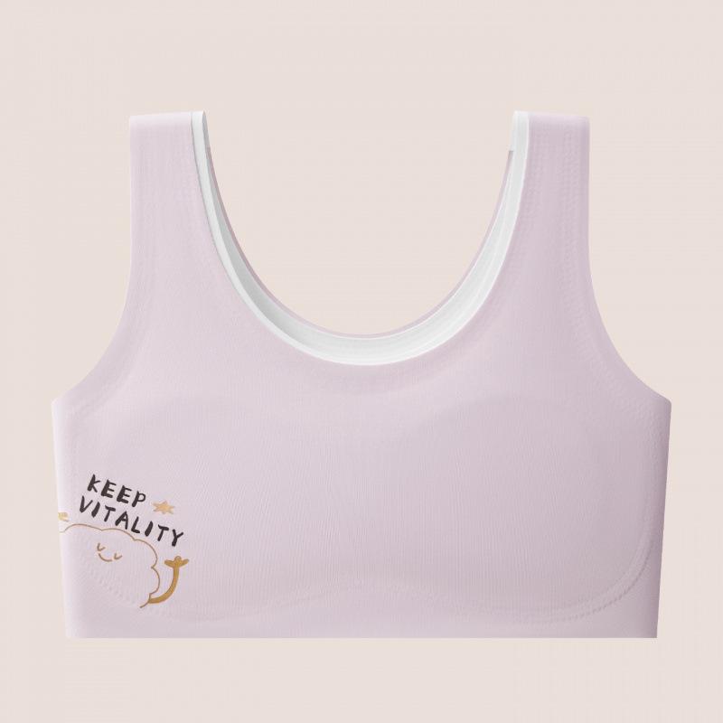 

Girls Toddler Underwear & Fixed-Cup Training Bra Set for Ages 9-12 L (65-85 kg) светло-фиолетовый