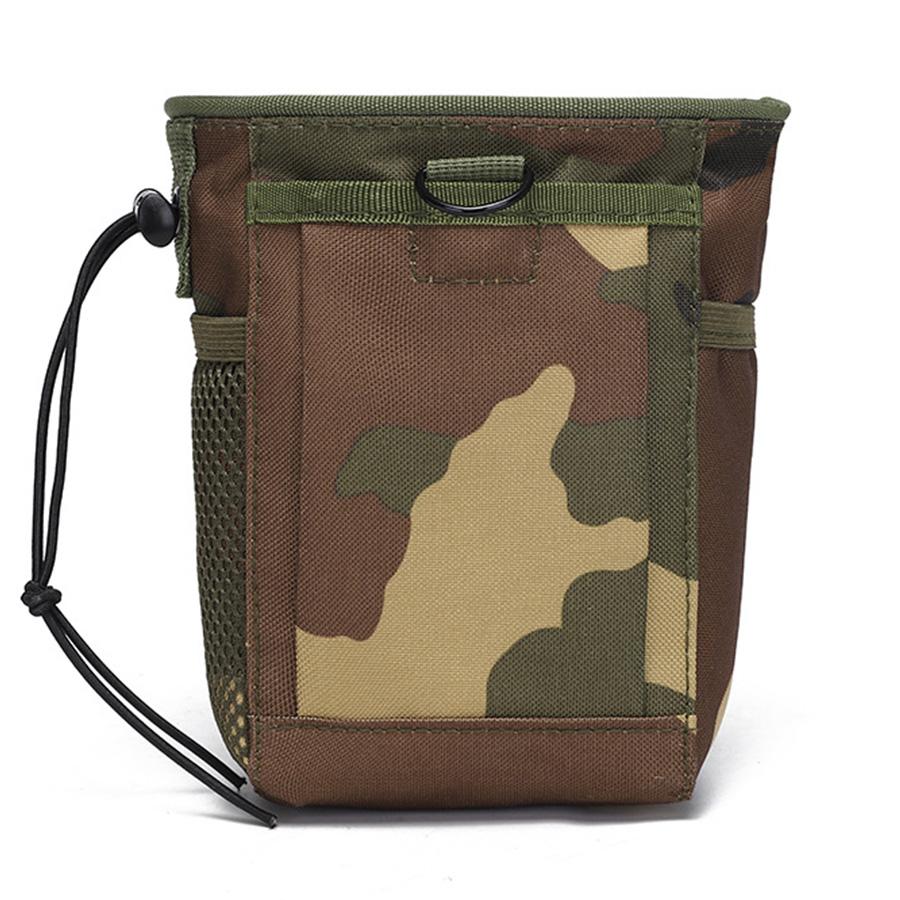 New Outdoor 3-5L Camouflage Molle 600D Nylon Dump Drop Pouch Recycle Waist Pack Bags Accessories Bag Pouches
