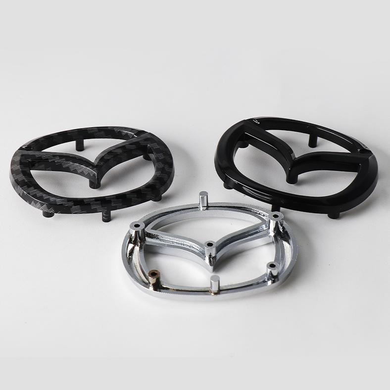 57x46MM Car Steering Wheel Center Badge Replacement ABS Emblem for Mazda CX4 CX5 RX7 Atenza Axela 3 2 5 CX3 MX3 MX5 CX9 CX7 RX8