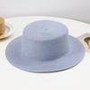 New Color Flat-top Straw Hat Women's Summer Sunshade Sunscreen Hat Versatile Beach Travel Breathable Sun Hat