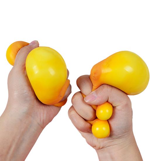 TPR Simulation Croissant Squeeze Toy Bread Shape Sensory Stress Relief Toy Decompression Simulated Food Fidget Stress